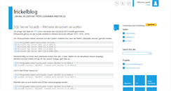 Desktop Screenshot of frickelblog.de